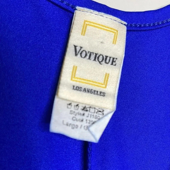 Vitique Blue One Piece Shorts Romper - Picture 7 of 8